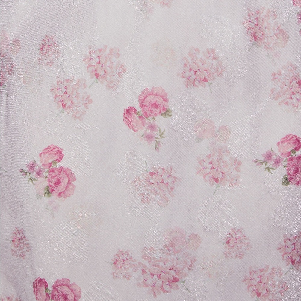 Vici White and Pink Floral Maxi Dress: Lorrie Floral Jacquard Maxi Dress - Picture 3 of 5